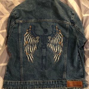 ISO Zadig and Voltaire denim jean jacket MEDIUM